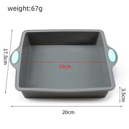 Silicone cake mousse bread baking tray, household baking mold set