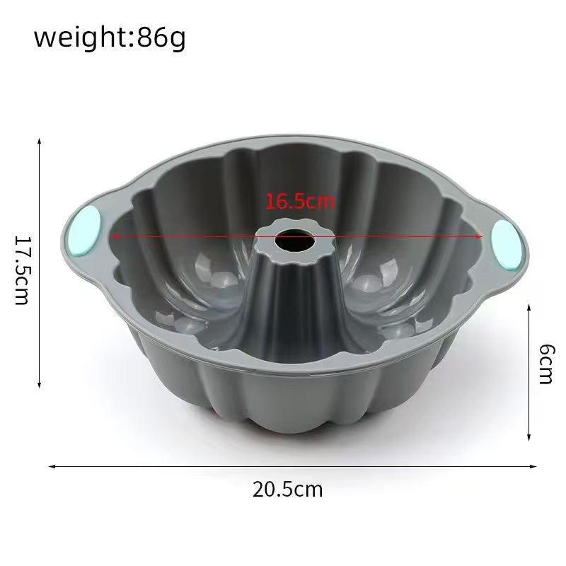 Silicone cake mousse bread baking tray, household baking mold set