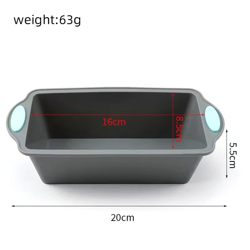 Silicone cake mousse bread baking tray, household baking mold set
