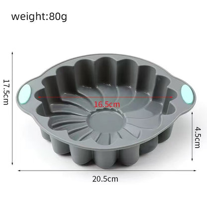 Silicone cake mousse bread baking tray, household baking mold set