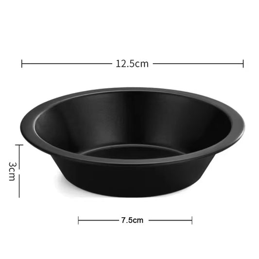 5-inch carbon steel flat-bottom pan, pizza, cake, hamburger and bread baking tray