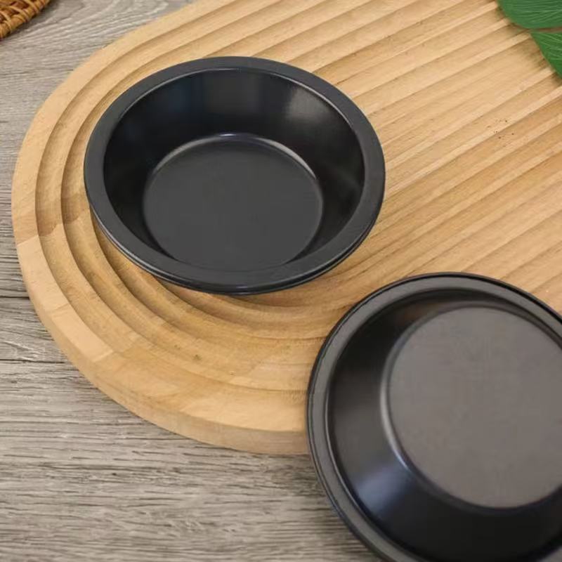 5-inch carbon steel flat-bottom pan, pizza, cake, hamburger and bread baking tray