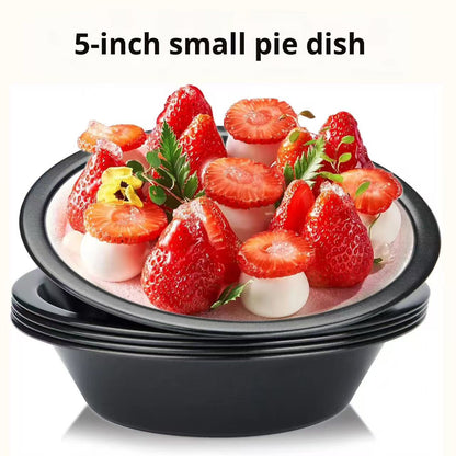 5-inch carbon steel flat-bottom pan, pizza, cake, hamburger and bread baking tray