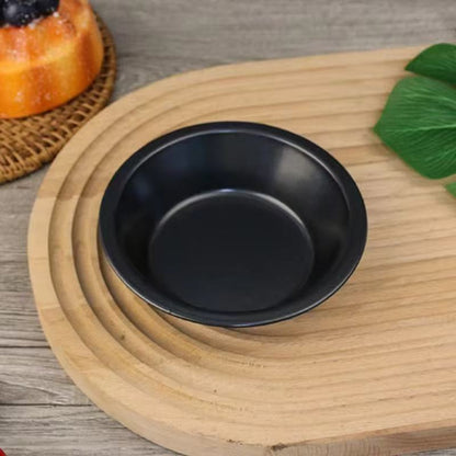 5-inch carbon steel flat-bottom pan, pizza, cake, hamburger and bread baking tray