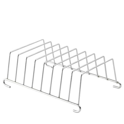 Stainless steel double-layer barbecue rack and bread rack, air fryer accessory