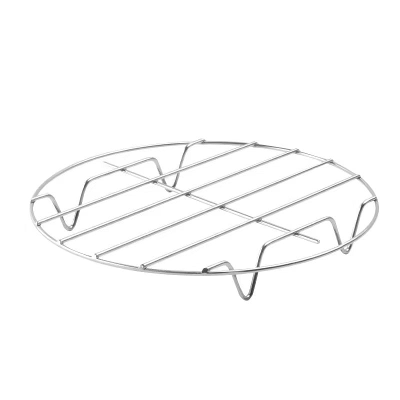 Stainless steel double-layer barbecue rack and bread rack, air fryer accessory