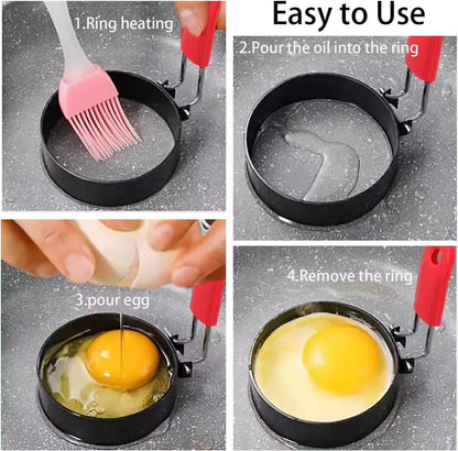Stainless steel egg frying mold - Egg cooking tool of the highest quality