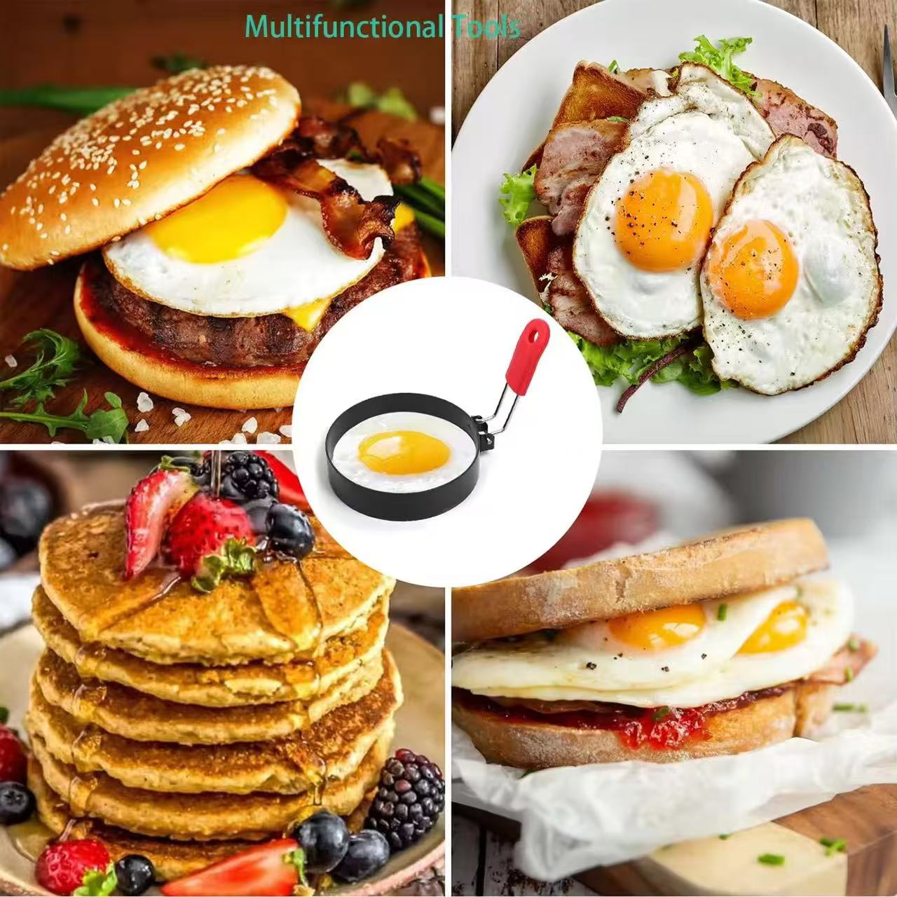 Stainless steel egg frying mold - Egg cooking tool of the highest quality