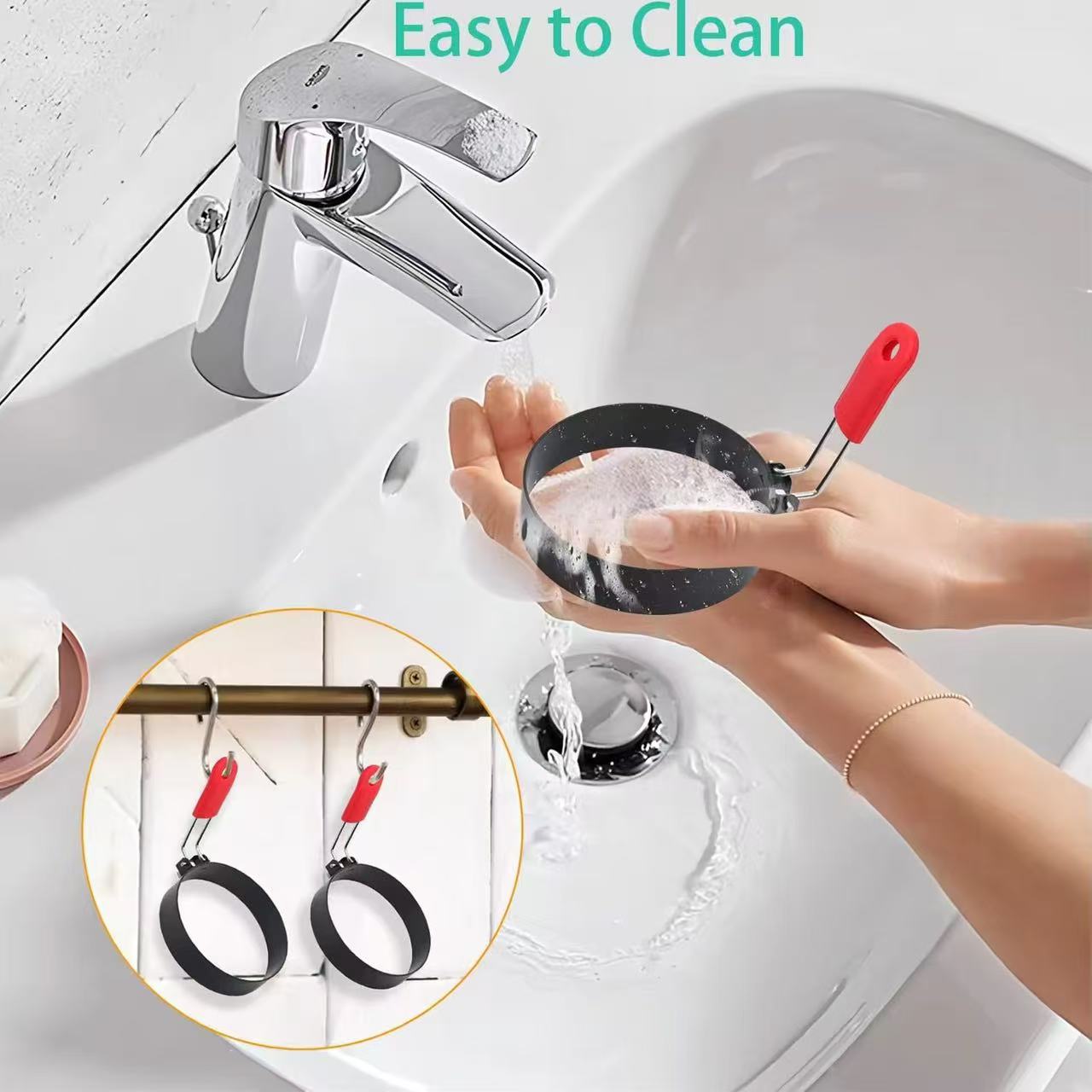 Stainless steel egg frying mold - Egg cooking tool of the highest quality