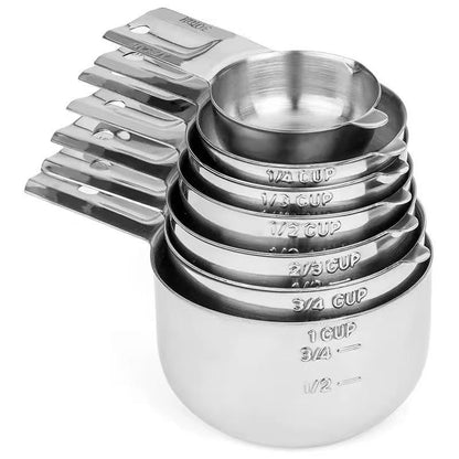 304 stainless steel measuring cup and measuring spoon baking tool set