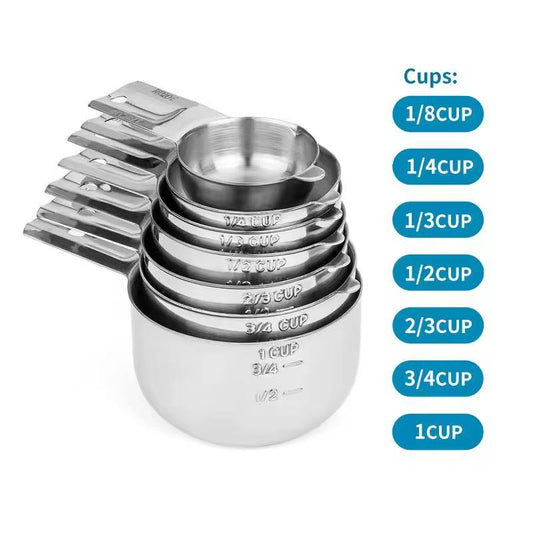 304 stainless steel measuring cup and measuring spoon baking tool set