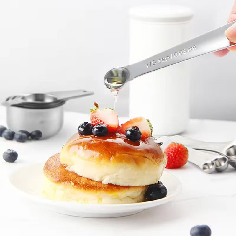 304 stainless steel measuring cup and measuring spoon baking tool set