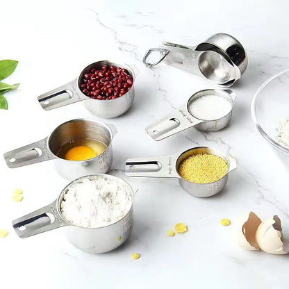 304 stainless steel measuring cup and measuring spoon baking tool set