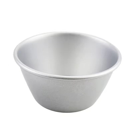 Simple round carbon steel cake cups and pudding cups