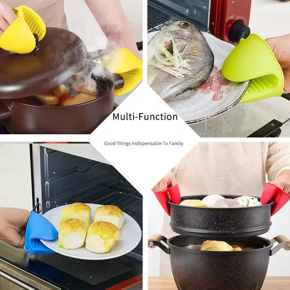 Anti-slip and anti-scald gloves, microwave oven heat insulation gloves, oven baking gloves, high-temperature resistant gloves