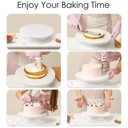 Cake decorating turntable set, DIY baking tool set