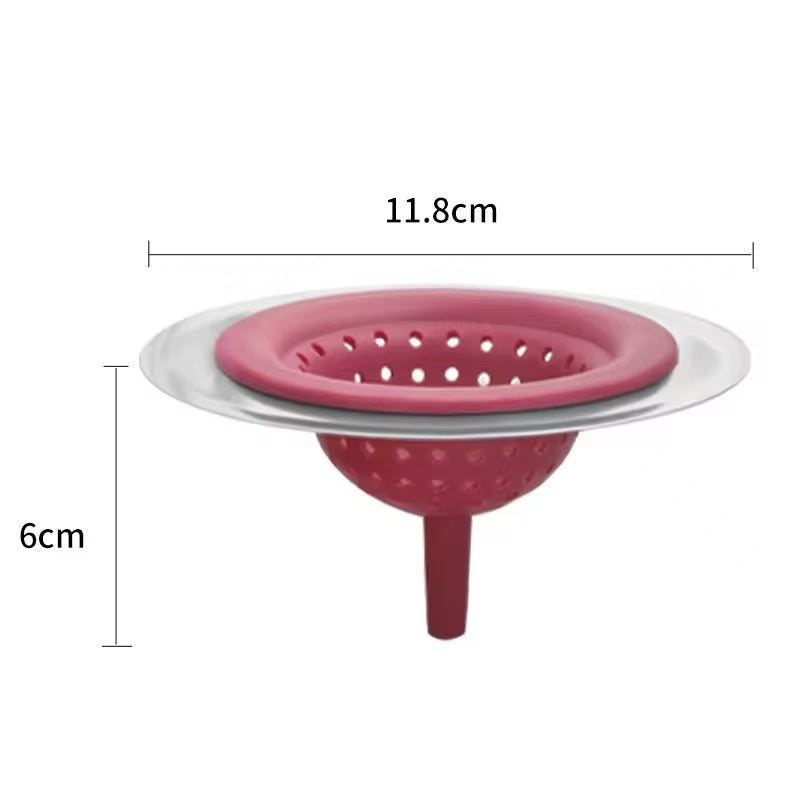 Silicone water tank filter screen, sink filter screen