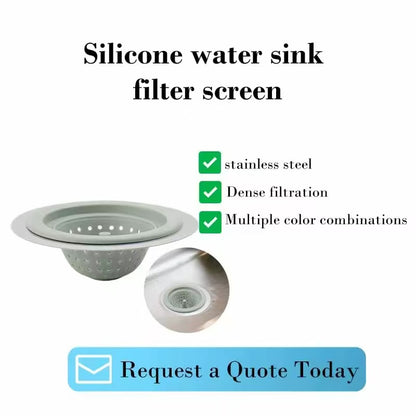 Silicone water tank filter screen, sink filter screen
