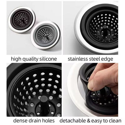 Silicone water tank filter screen, sink filter screen