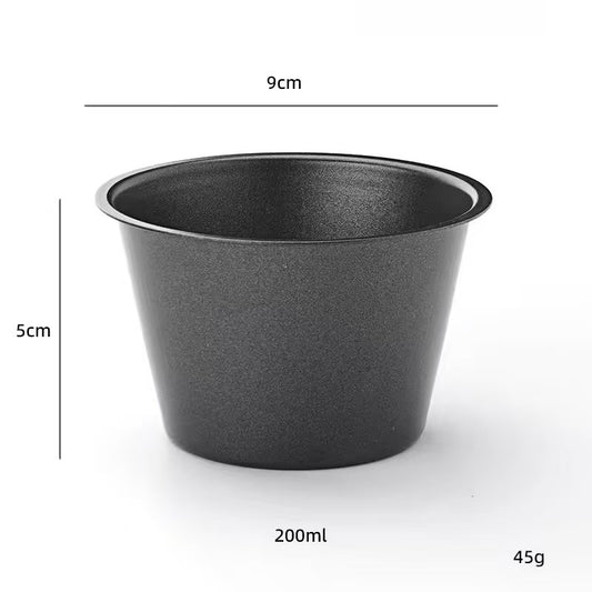 Carbon steel pudding cup egg tart cake mold