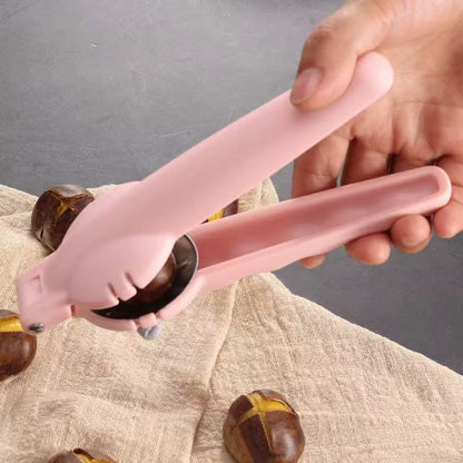 Stainless steel chestnut opener, nut shell remover, walnut and chestnut clamp