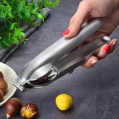 Stainless steel chestnut opener, nut shell remover, walnut and chestnut clamp