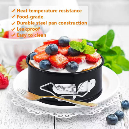 Locking cake mold set, baking tray