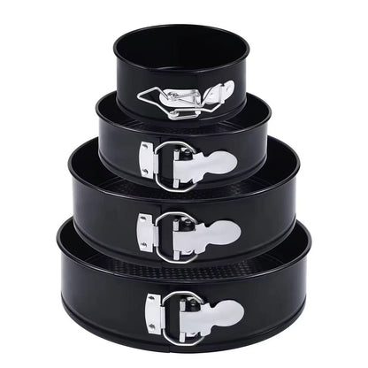 Locking cake mold set, baking tray