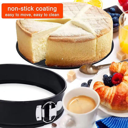 Locking cake mold set, baking tray
