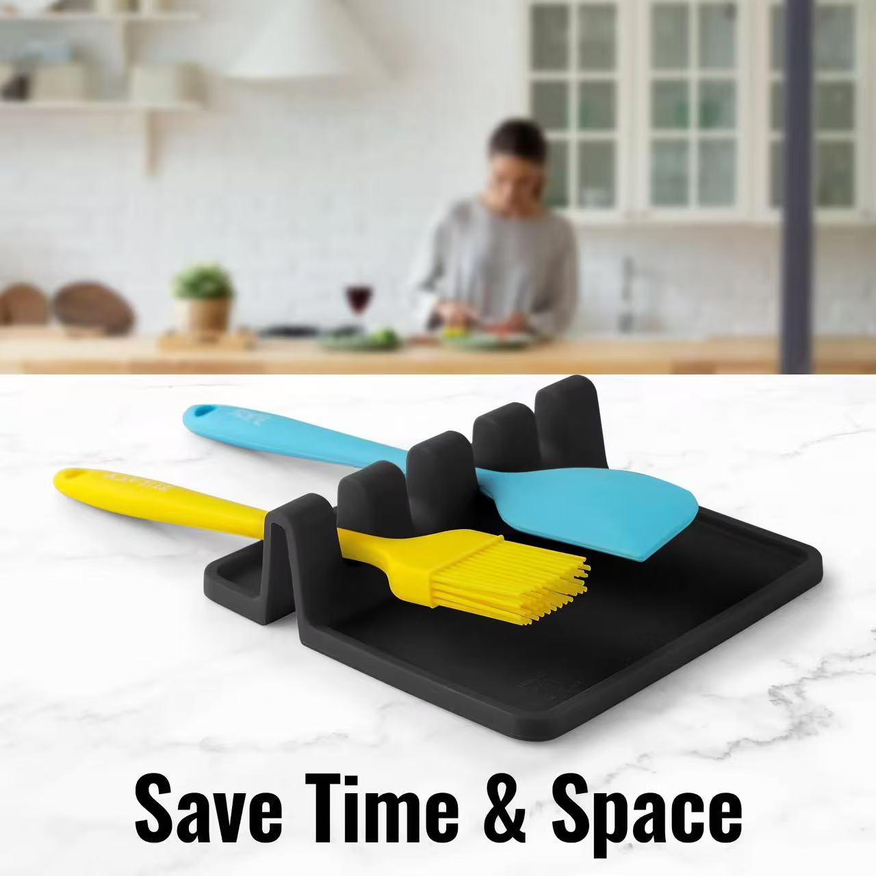 Silicone Kitchen Utensil Rack