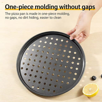 Cheese pizza carbon steel baking pan