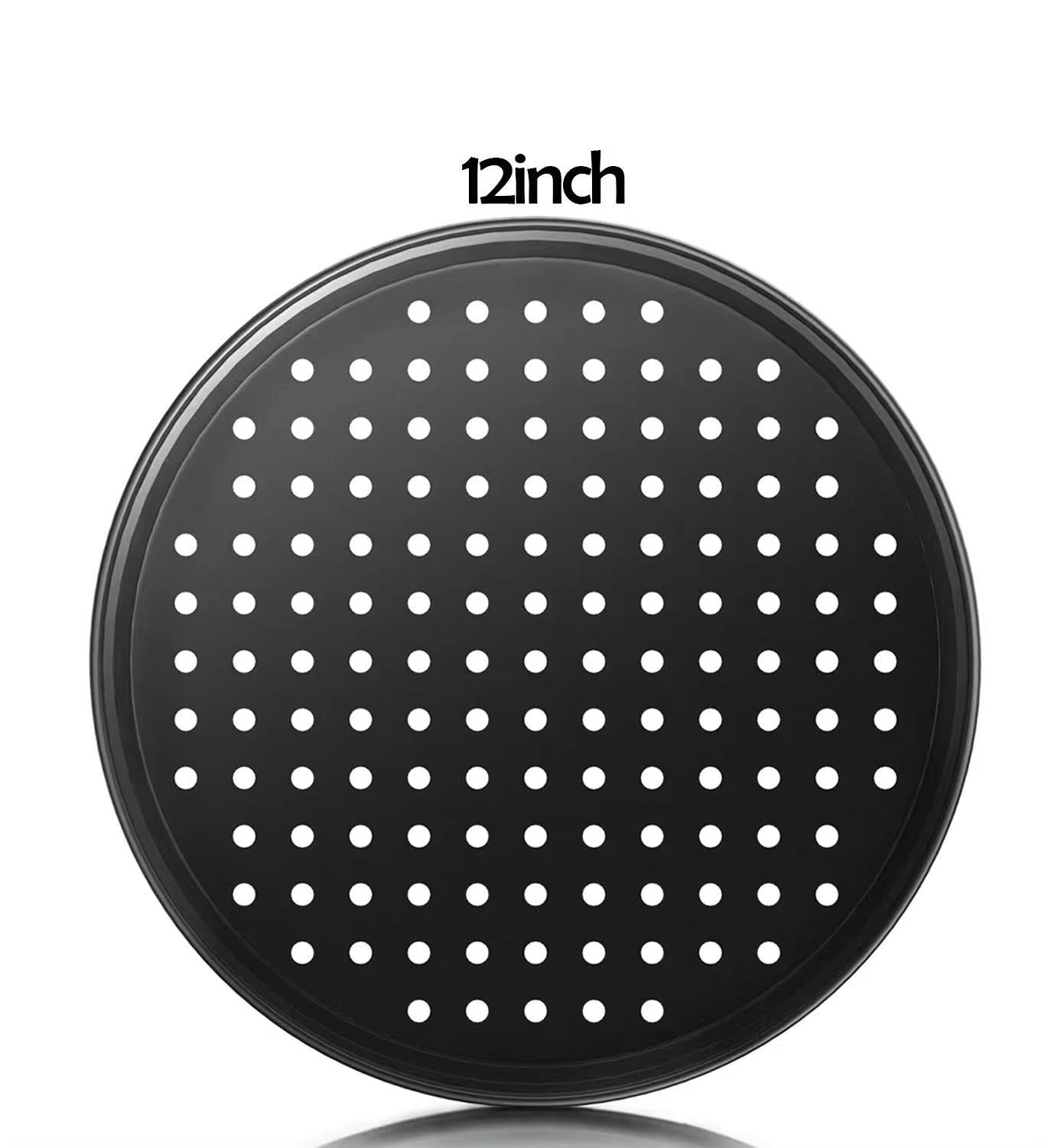 Cheese pizza carbon steel baking pan