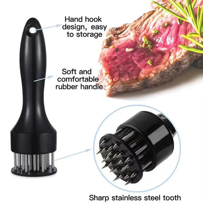 Stainless steel meat tenderizer needle