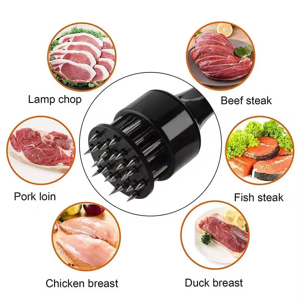 Stainless steel meat tenderizer needle