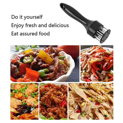Stainless steel meat tenderizer needle