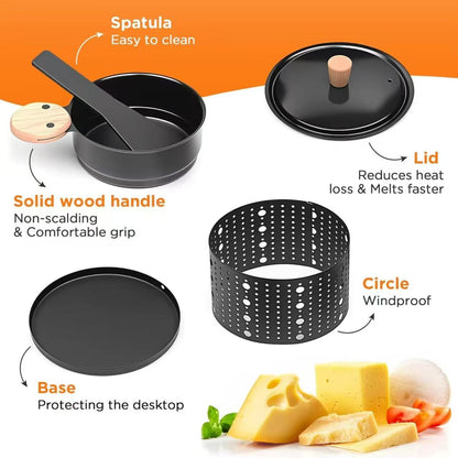 Mini round cheese oven set