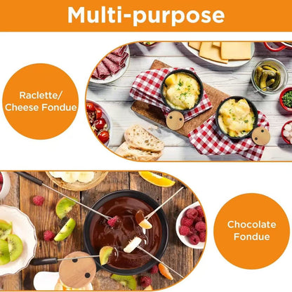 Mini round cheese oven set