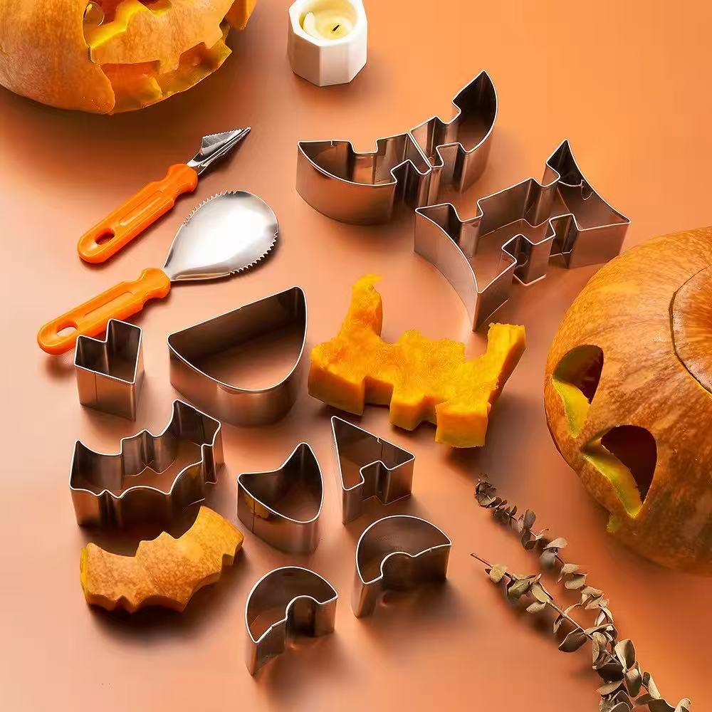 Pumpkin lantern mold set