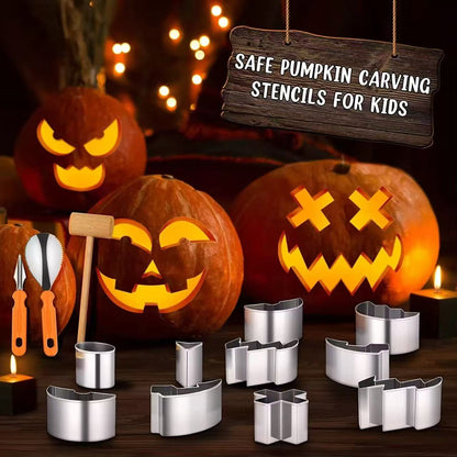 Pumpkin lantern mold set