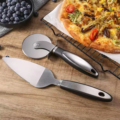 Pizza cutter and pizza shovel set - Baking tools