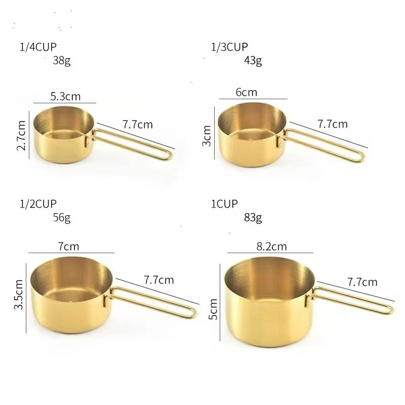 Measuring cup and measuring spoon baking tool set