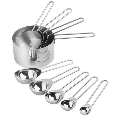 Measuring cup and measuring spoon baking tool set