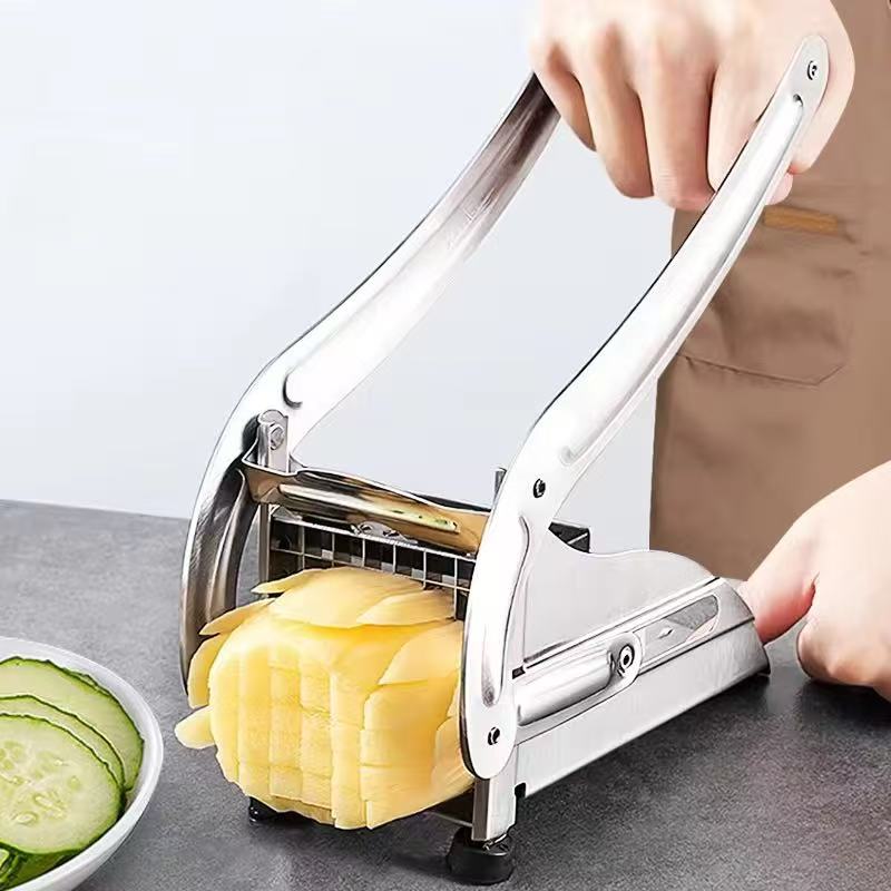 Stainless steel potato and cucumber slicer