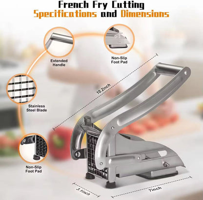 Stainless steel potato and cucumber slicer