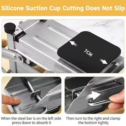 Stainless steel potato and cucumber slicer