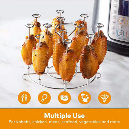 Stainless steel wall-mounted barbecue grill, air fryer grill