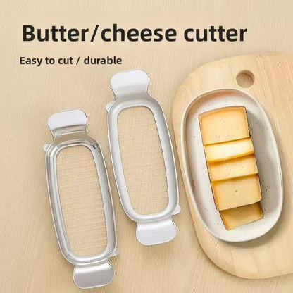 Stainless steel butter cheese slicer