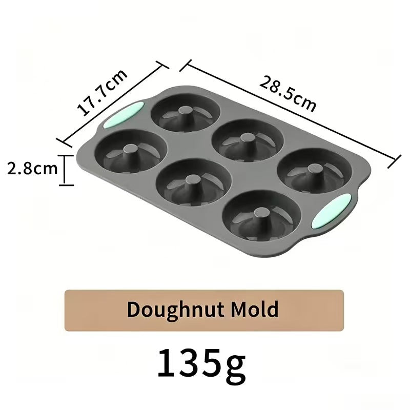 High-temperature resistant silicone cake baking pan set