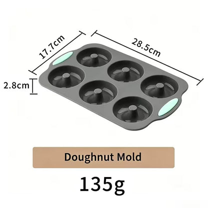 High-temperature resistant silicone cake baking pan set