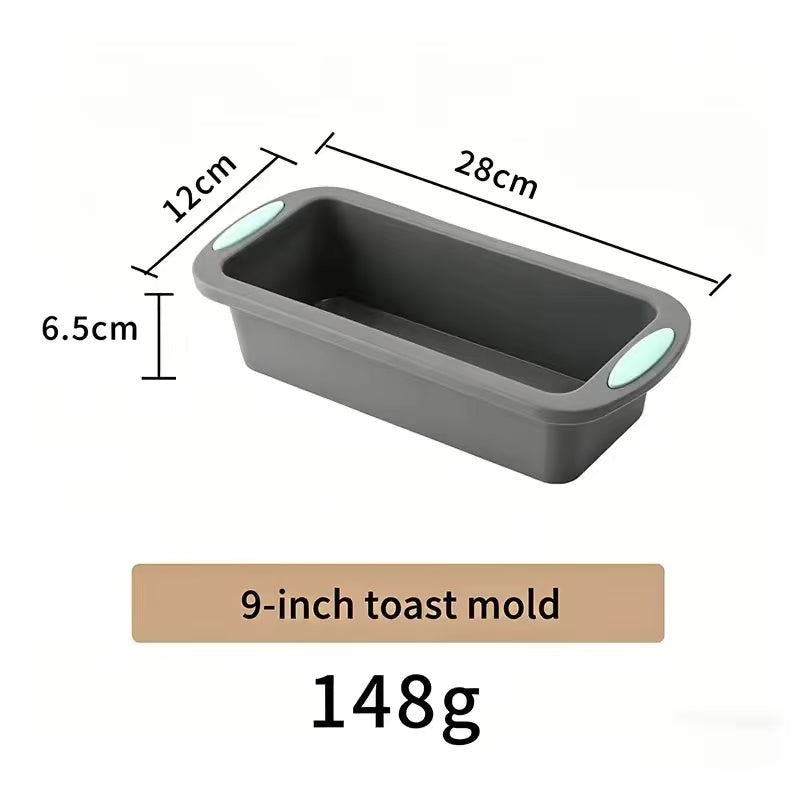 High-temperature resistant silicone cake baking pan set